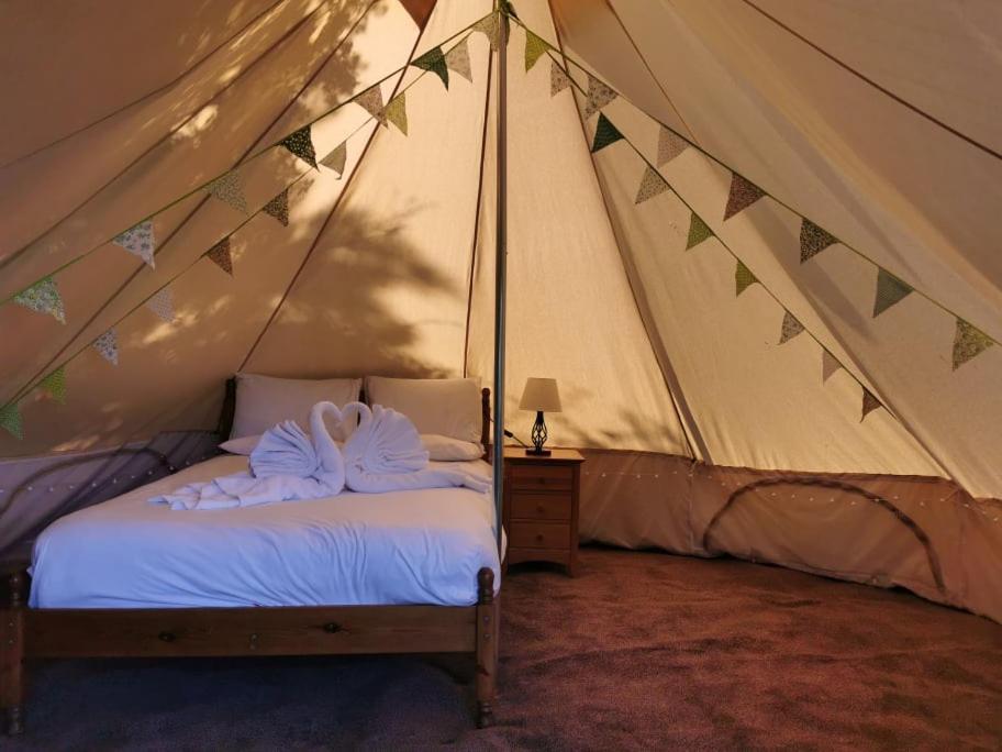 Wall Eden Farm - Luxury Log Cabins And Glamping Highbridge Exterior foto